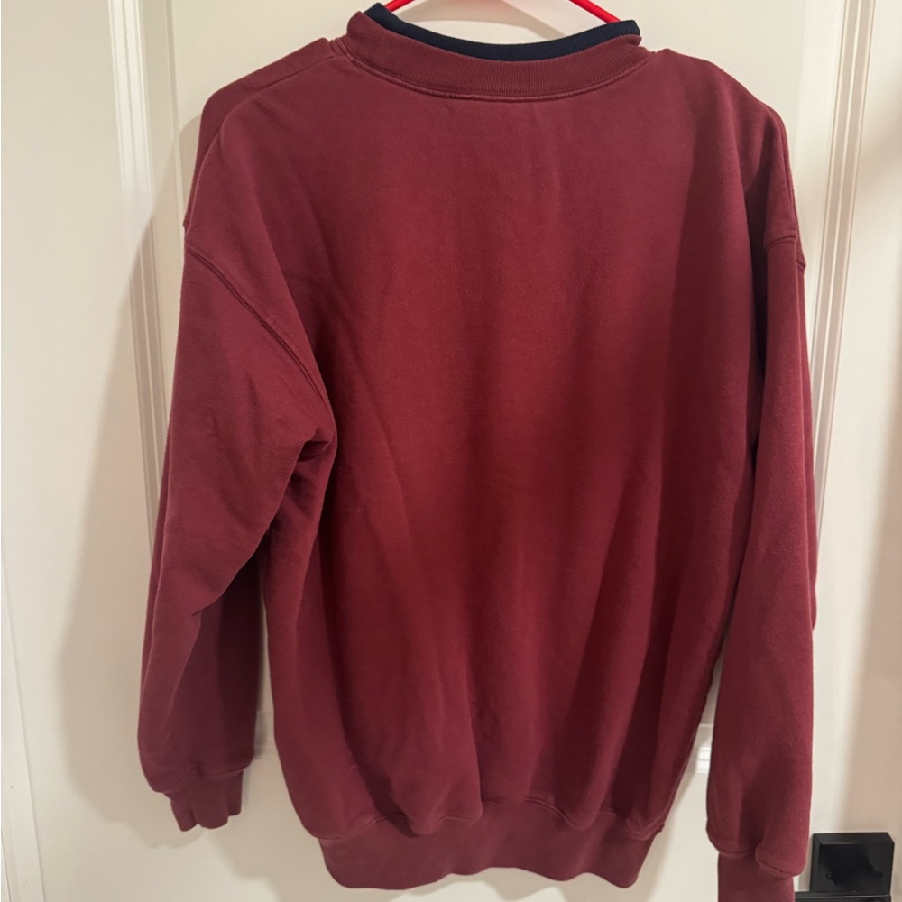 Vintage Women’s Red Snowman Sweatshirt - Picture 2 of 3